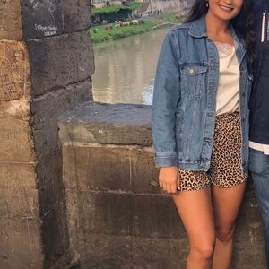 Cheetah print soft shorts